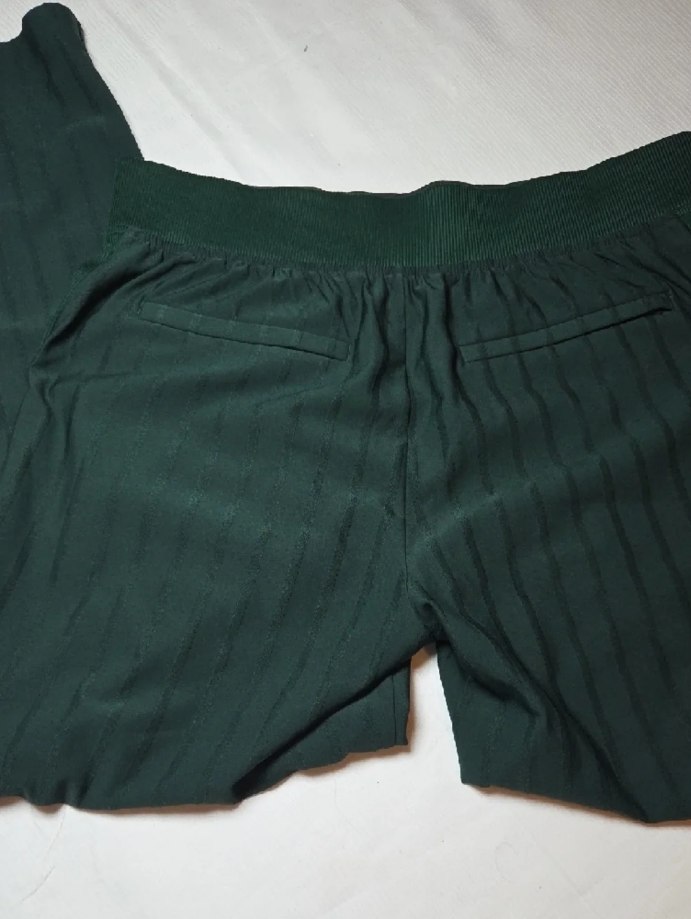 Athleta Forest Green Stretch Casual Pants,sz 4/p.